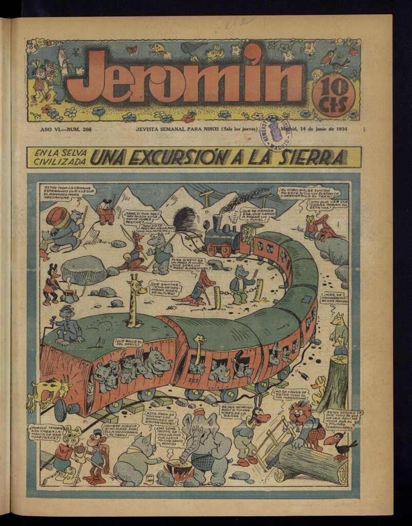 Miniatura de Jeromín : revista ilustrada para niños del 14 de junio de 1934, nº 266