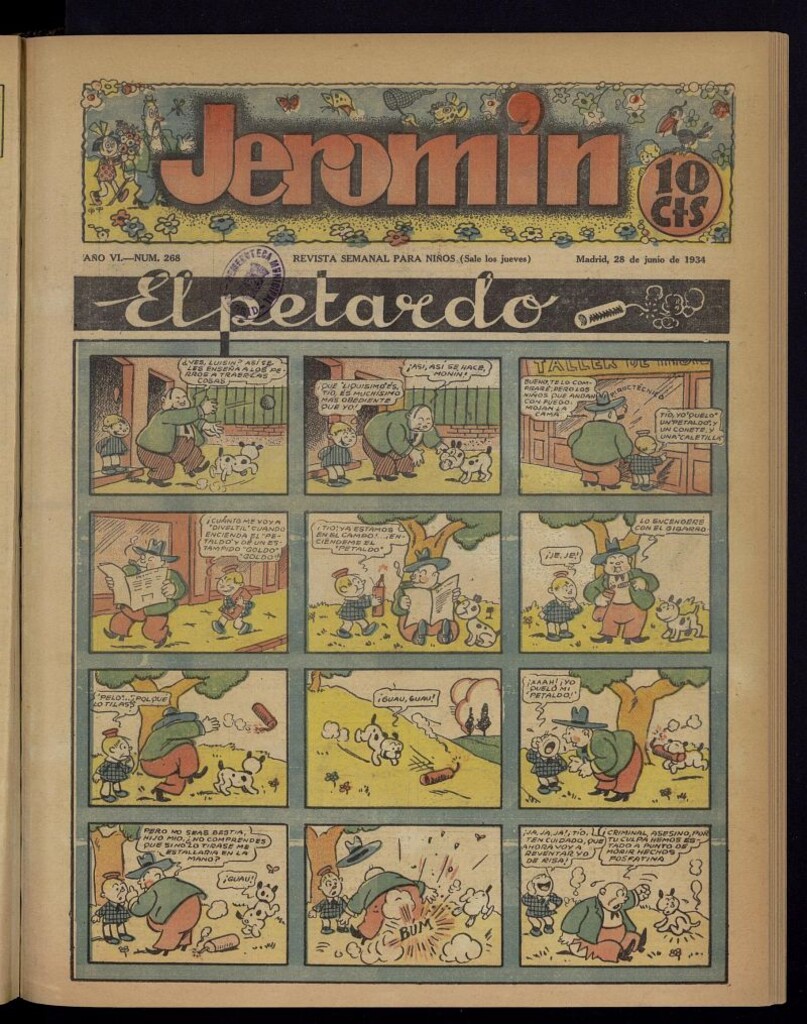 Miniatura de Jeromín : revista ilustrada para niños del 28 de junio de 1934, nº 268