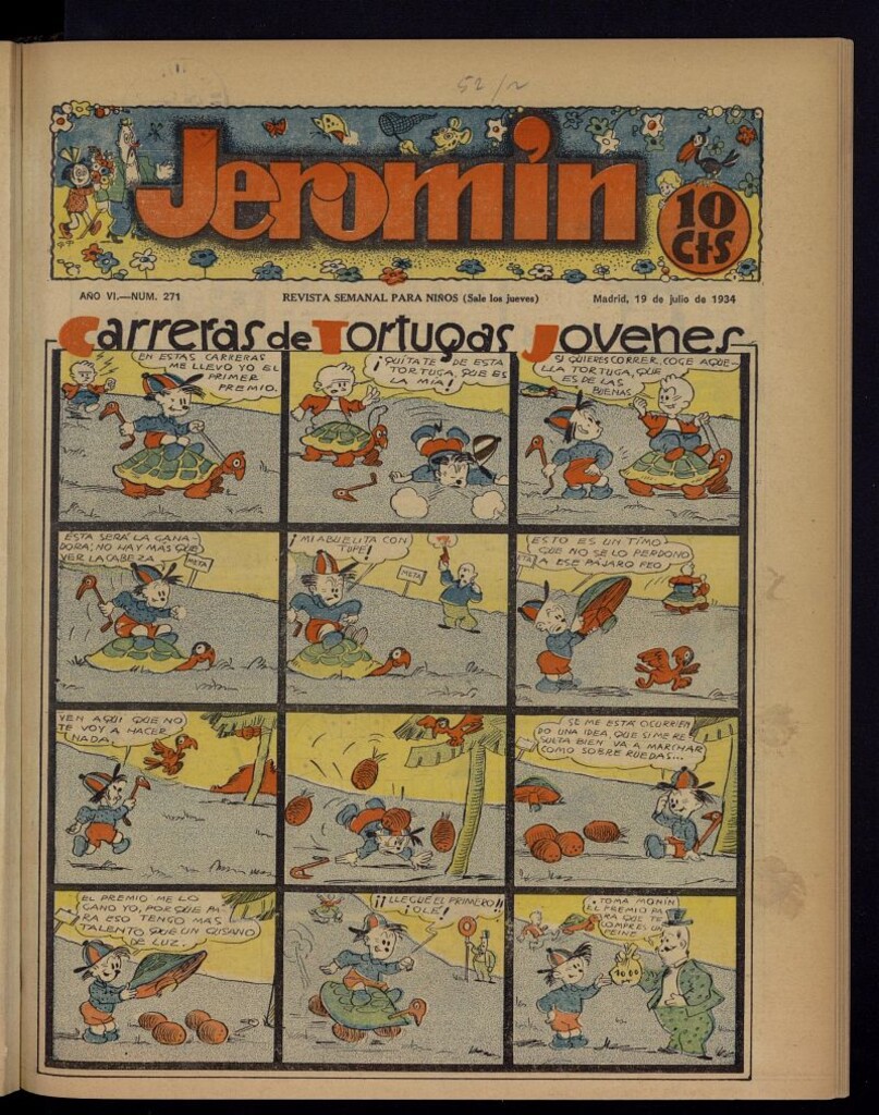 Miniatura de Jeromín : revista ilustrada para niños del 19 de julio de 1934, nº 271