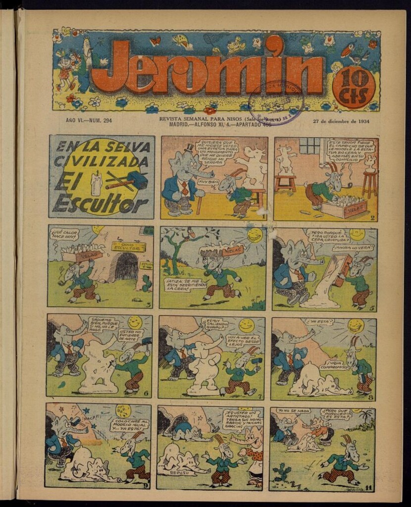 Miniatura de Jeromín : revista ilustrada para niños del 27 de diciembre de 1934, nº 294