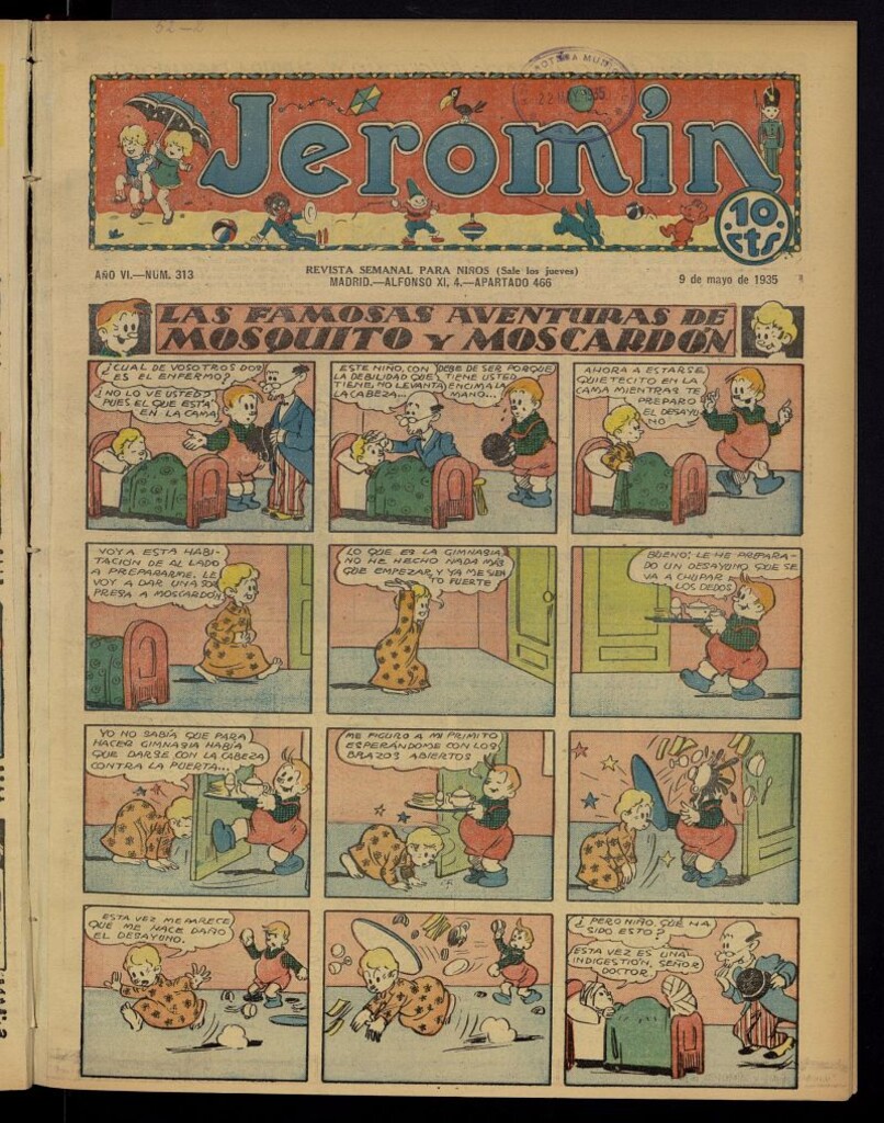 Miniatura de Jeromín : revista ilustrada para niños del 9 de mayo de 1935, nº 313