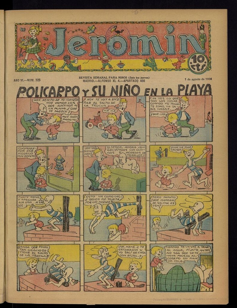 Miniatura de Jeromín : revista ilustrada para niños del 1 de agosto de 1935,nº 325