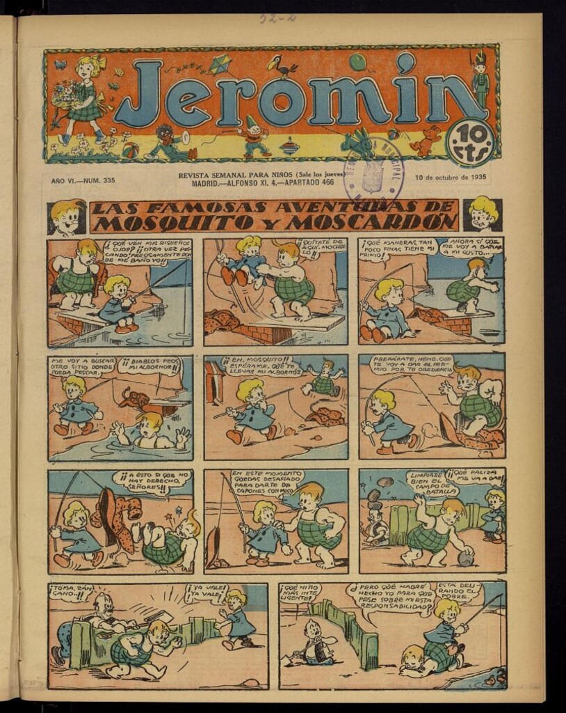 Miniatura de Jeromín : revista ilustrada para niños del 10 de octubre de 1935, nº 335