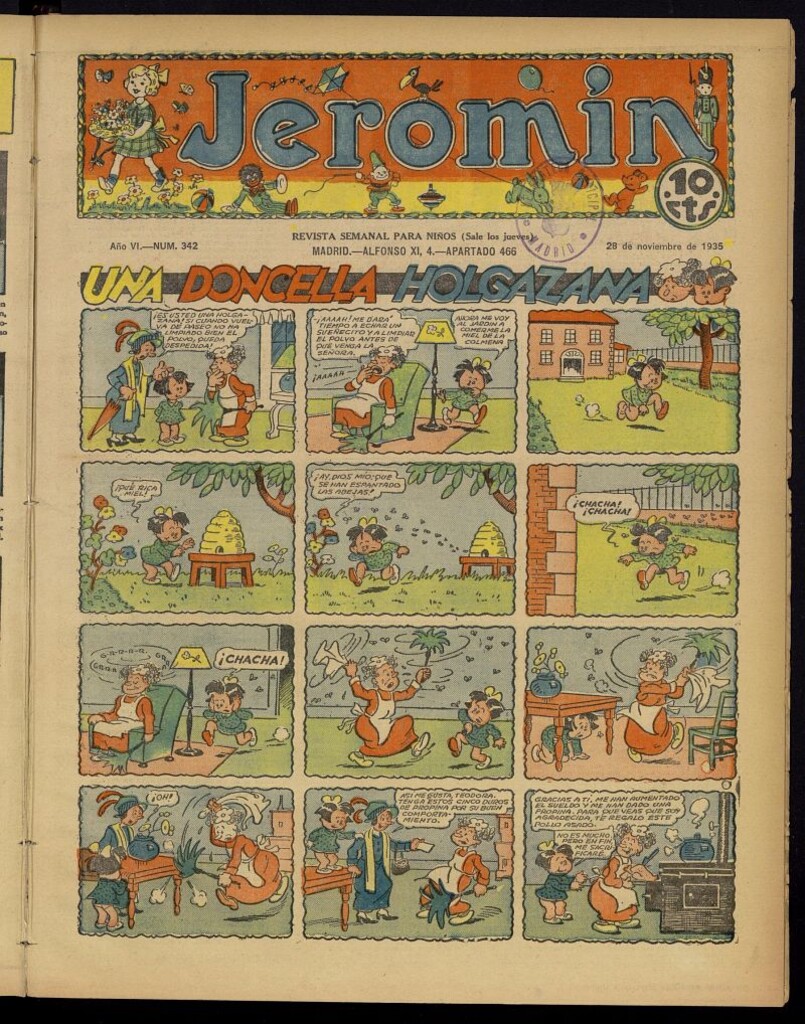 Miniatura de Jeromín : revista ilustrada para niños del 28 de noviembre de 1935, nº 342