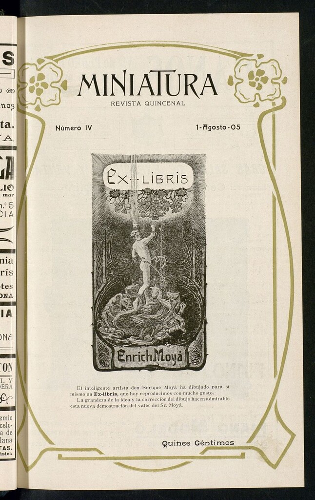 Miniatura de Miniatura: revista quincenal del 1 de agosto de 1905. Nº 4
