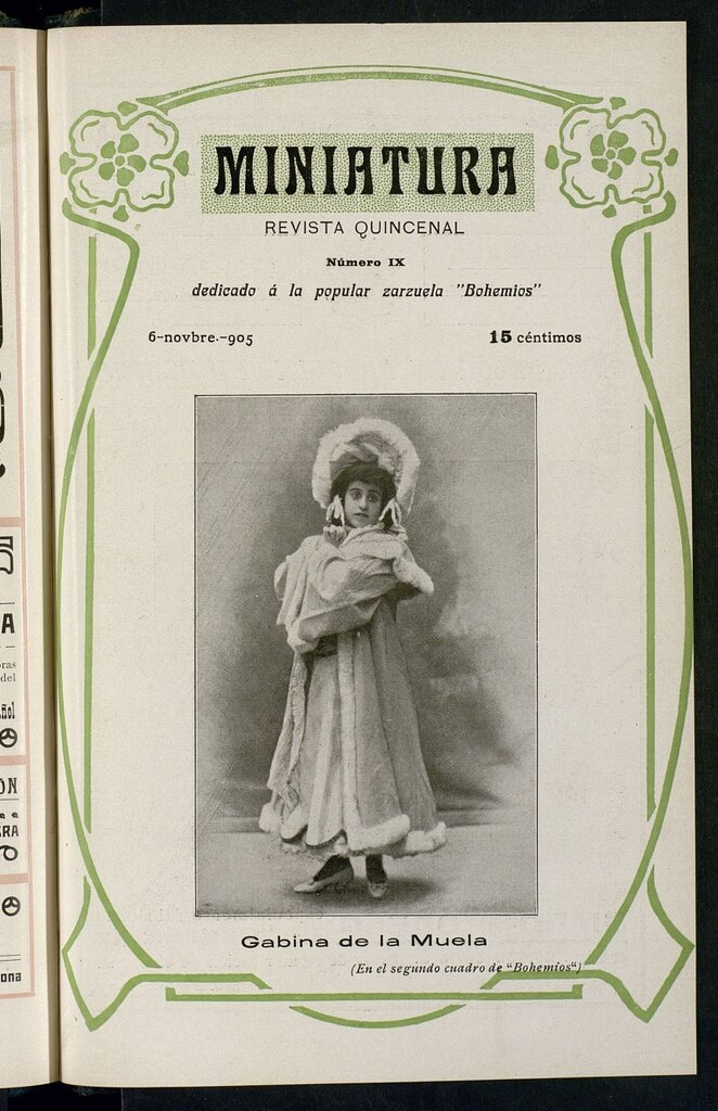 Miniatura de Miniatura: revista quincenal del 6 de noviembre de 1905. Nº 9
