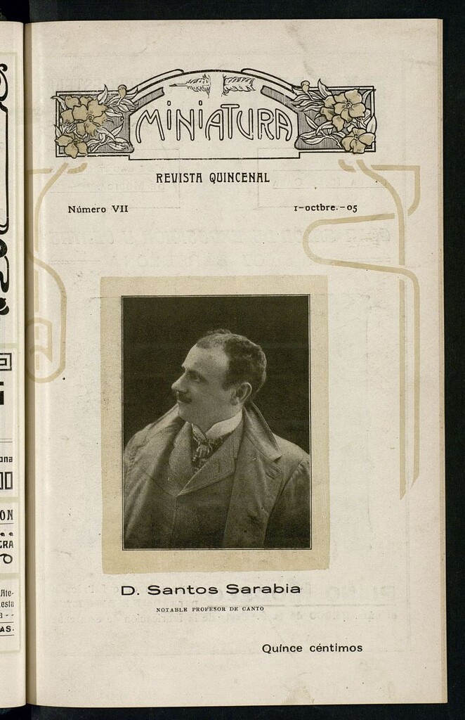 Miniatura de Miniatura: revista quincenal del 1 de octubre de 1905. Nº 7