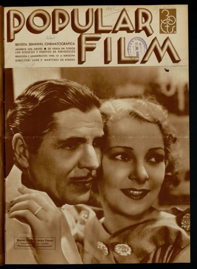 Miniatura de Popular Film. 4 de julio de 1935, nº 463