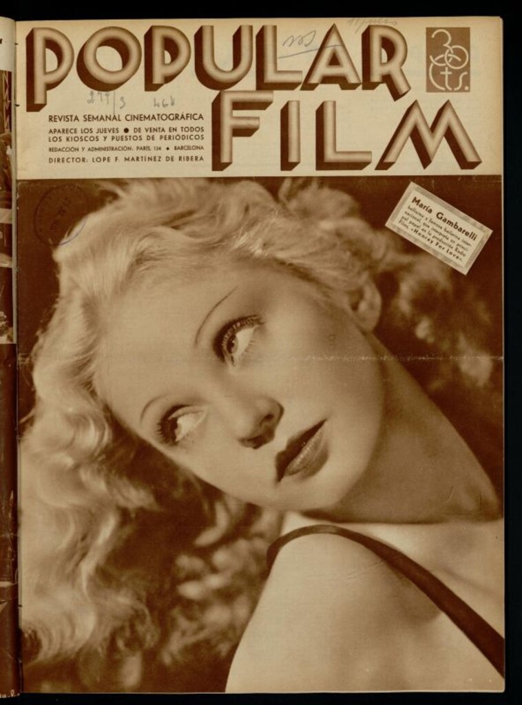 Miniatura de Popular Film. 11 de julio de 1935, nº 464