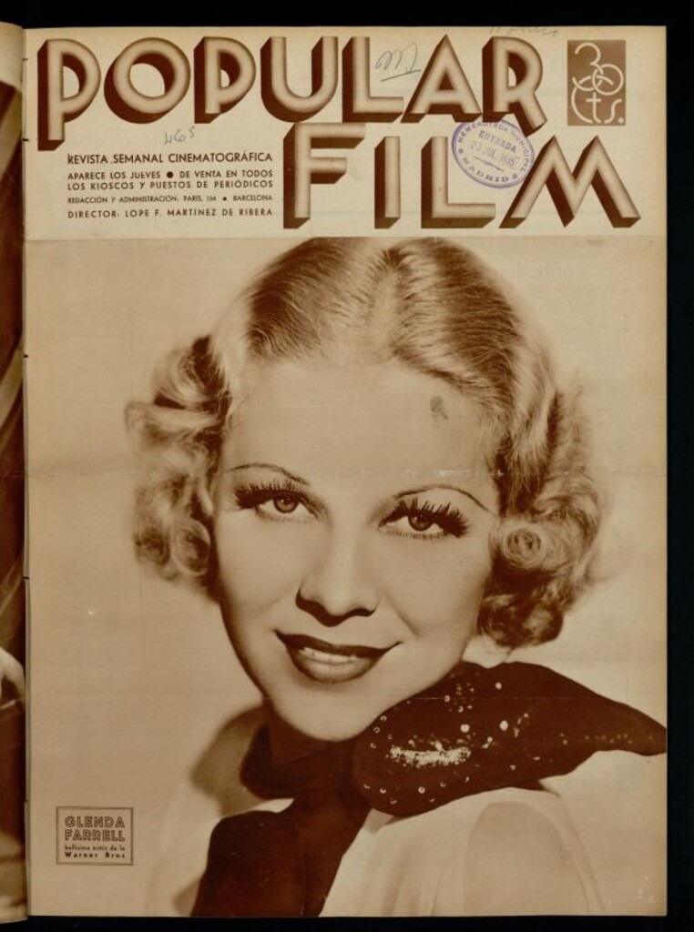 Miniatura de Popular Film. 18 de julio de 1935, nº 465