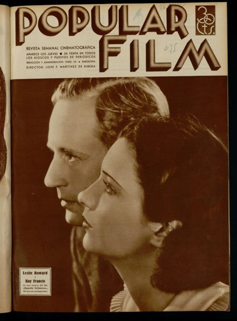 Miniatura de Popular Film. 26 de septiembre de 1935, nº 475