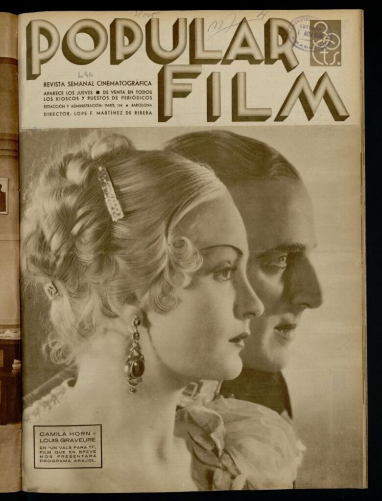 Miniatura de Popular Film. 31 de octubre de 1935, nº 480