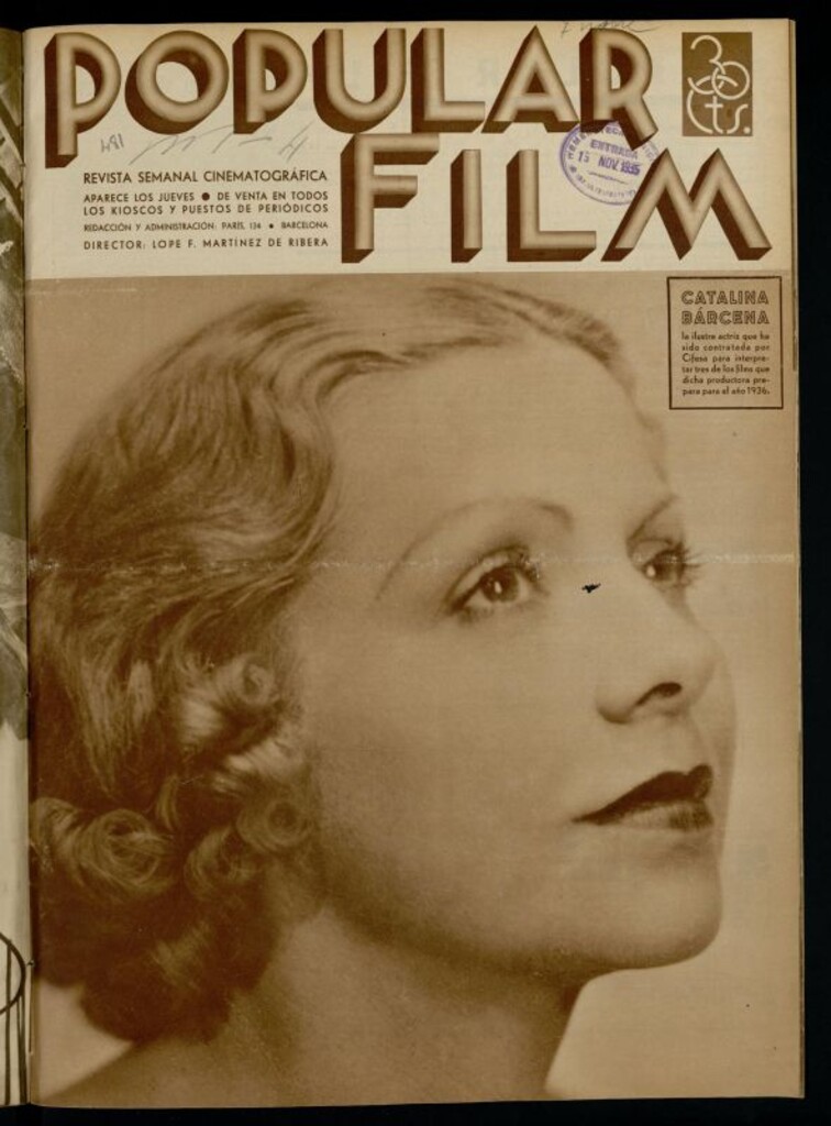 Miniatura de Popular Film. 7 de noviembre de 1935, nº 481
