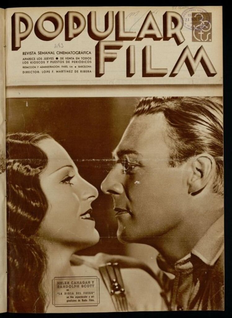 Miniatura de Popular Film. 21 de noviembre de 1935, nº 483