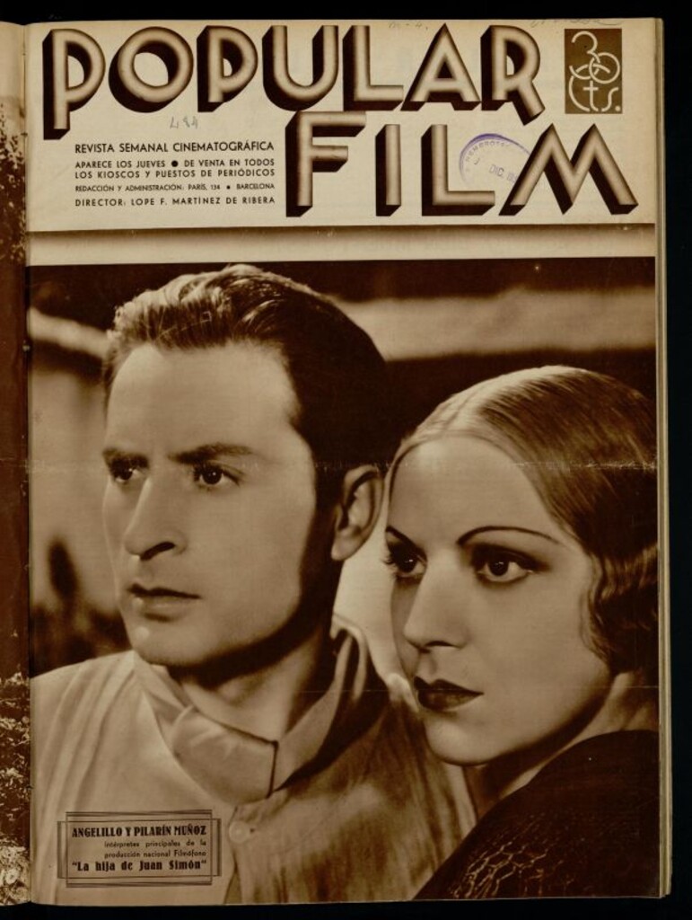 Miniatura de Popular Film. 28 de noviembre de 1935, nº 484
