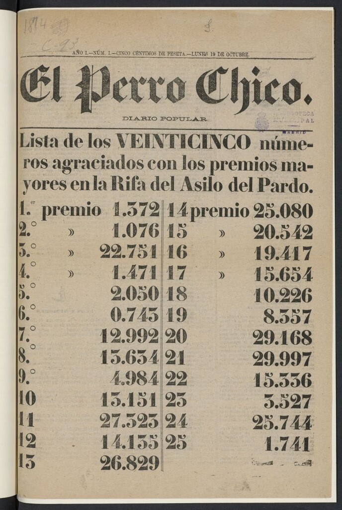 Miniatura de El perro chico: diario popular
