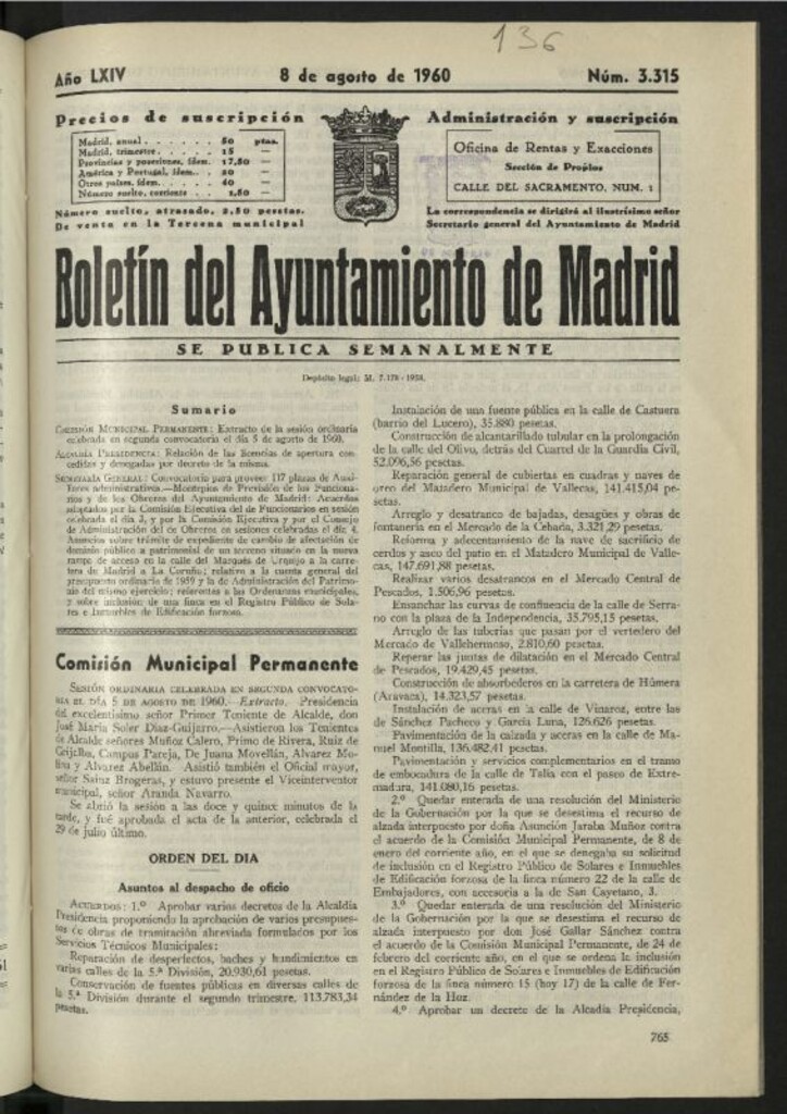 Miniatura de El Popular: diario independiente, político, literario y de noticias de interés general del 12 de agosto de 1873, nº 1275