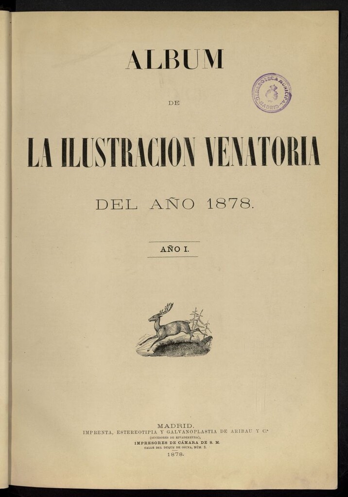Miniatura de La Ilustración Venatoria: periódico de caza y pesca