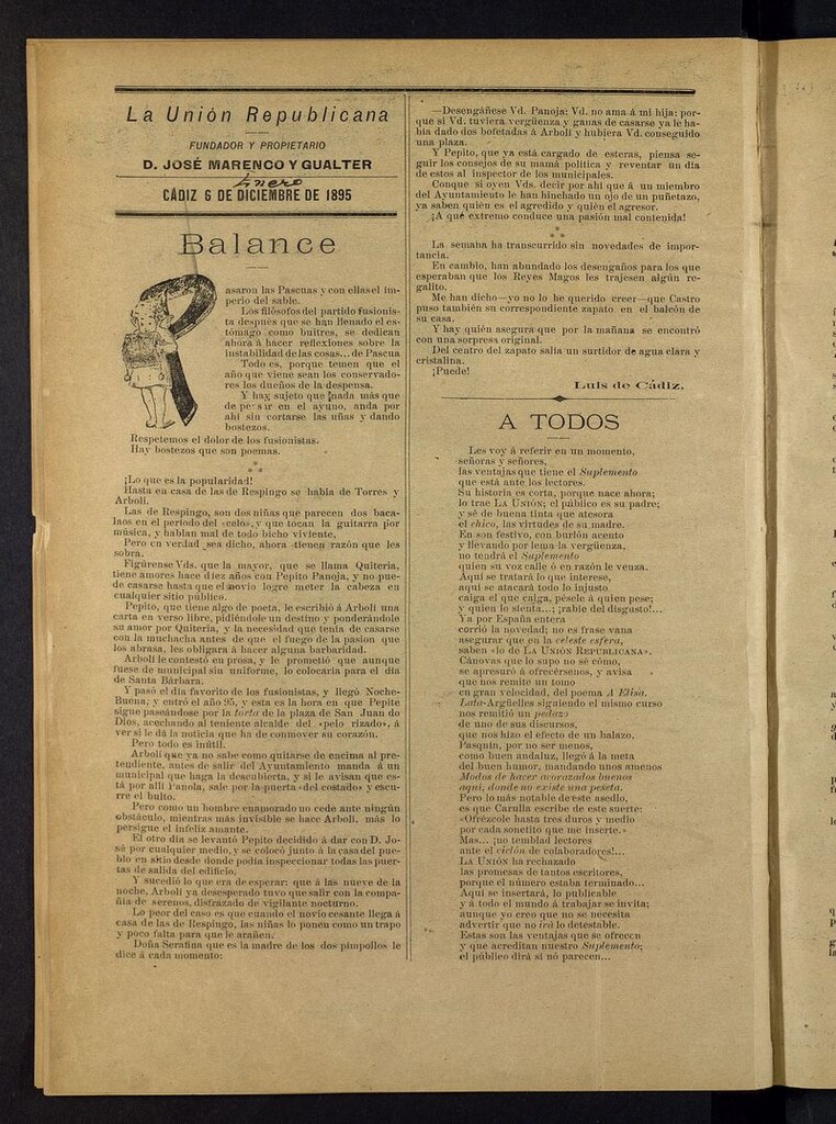 Miniatura de La Unión Republicana: suplemento ilustrado