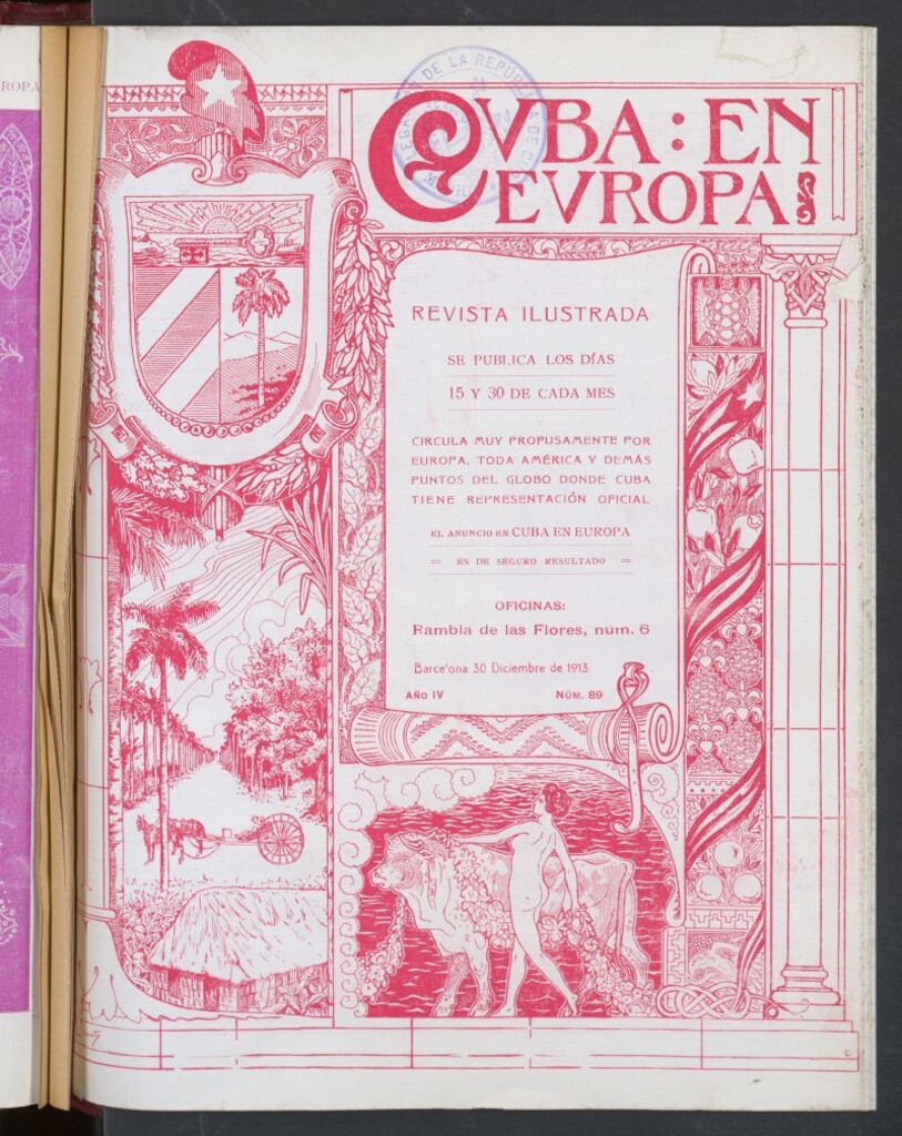 Miniatura de Cuba en Europa : revista quincenal ilustrada del 30 de diciembre de 1913