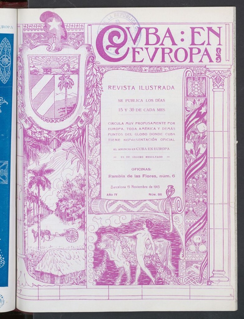 Miniatura de Cuba en Europa : revista quincenal ilustrada del 15 de noviembre de 1913