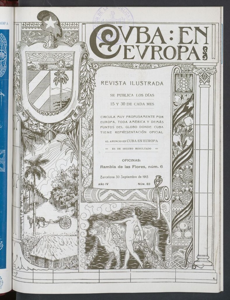 Miniatura de Cuba en Europa : revista quincenal ilustrada del 30 de septiembre de 1913