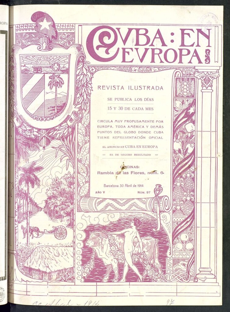 Miniatura de Cuba en Europa : revista quincenal ilustrada del 30 de abril de 1914