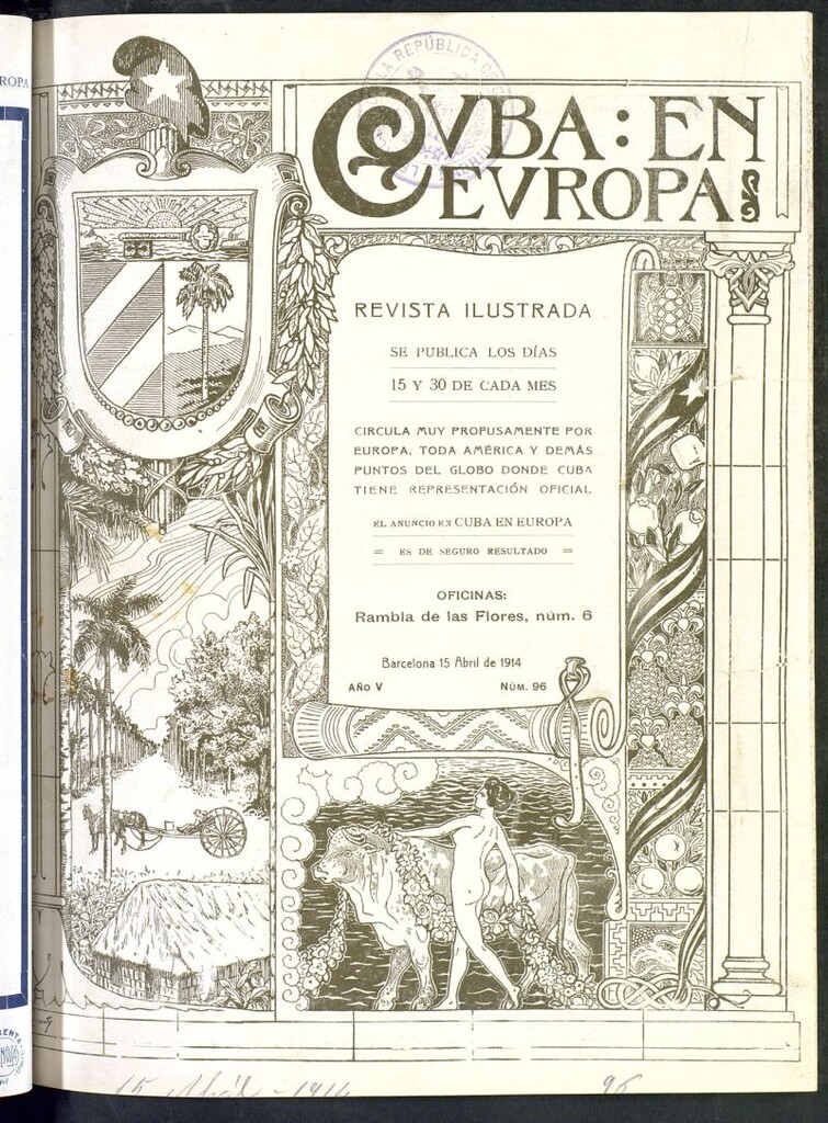Miniatura de Cuba en Europa : revista quincenal ilustrada del 15 de abril de 1914