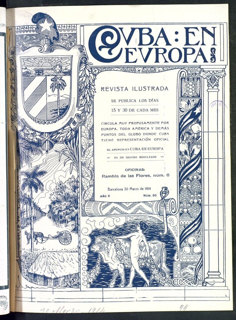 Miniatura de Cuba en Europa : revista quincenal ilustrada del 30 de marzo de 1914