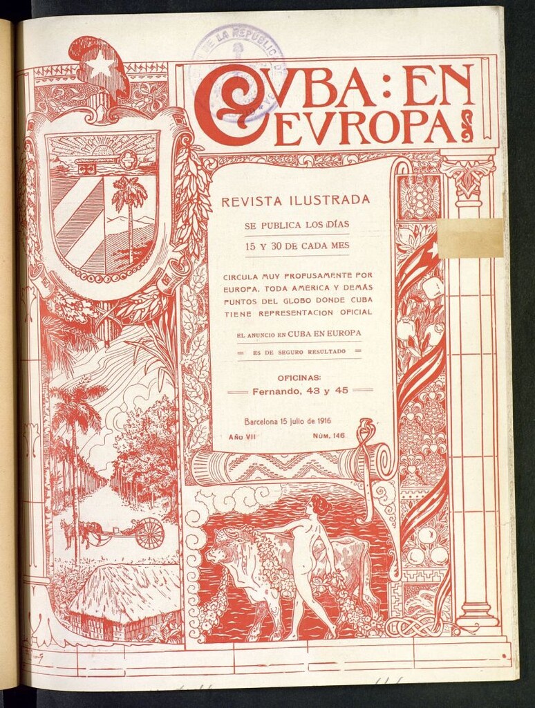 Miniatura de Cuba en Europa : revista quincenal ilustrada del 15 de junio de 1916