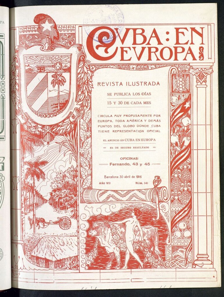 Miniatura de Cuba en Europa : revista quincenal ilustrada del 30 de abril de 1916