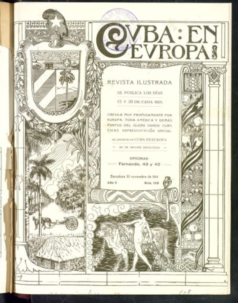 Miniatura de Cuba en Europa : revista quincenal ilustrada del 30 de noviembre de 1914