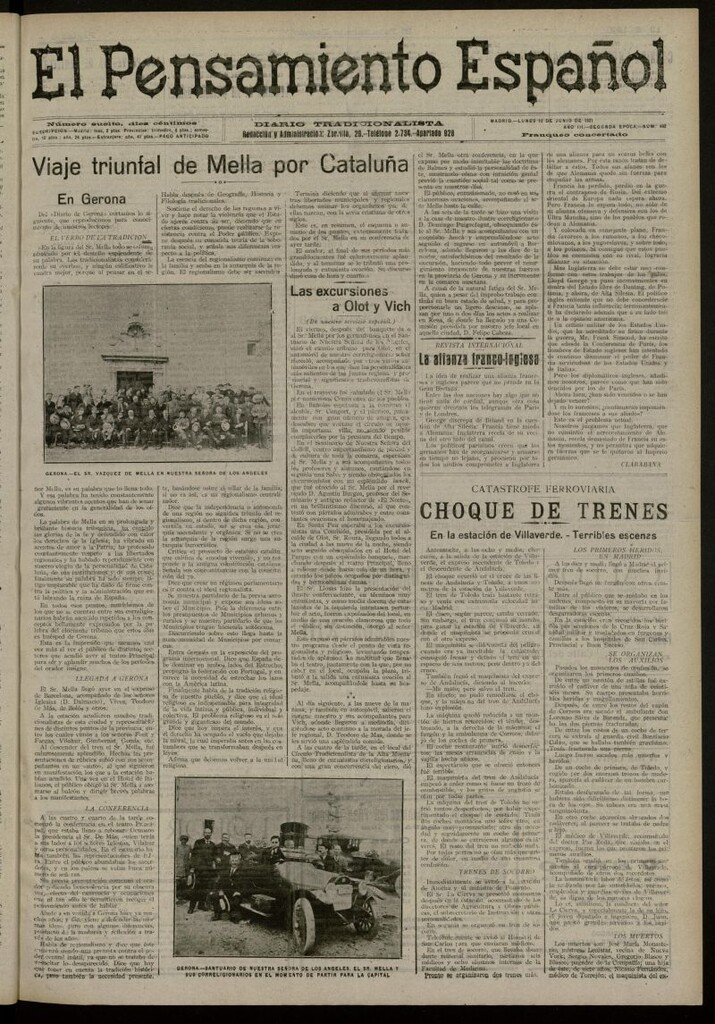 Miniatura de El Pensamiento Español del 13 de junio de 1921, nº 462