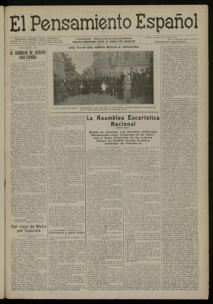 Miniatura de El Pensamiento Español del 25 de junio de 1921, nº 473