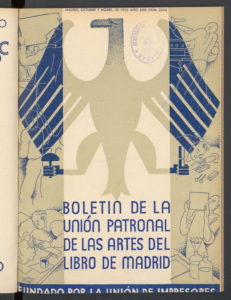 Miniatura de Boletín de la unión de impresores de octubre y nobre de 1932