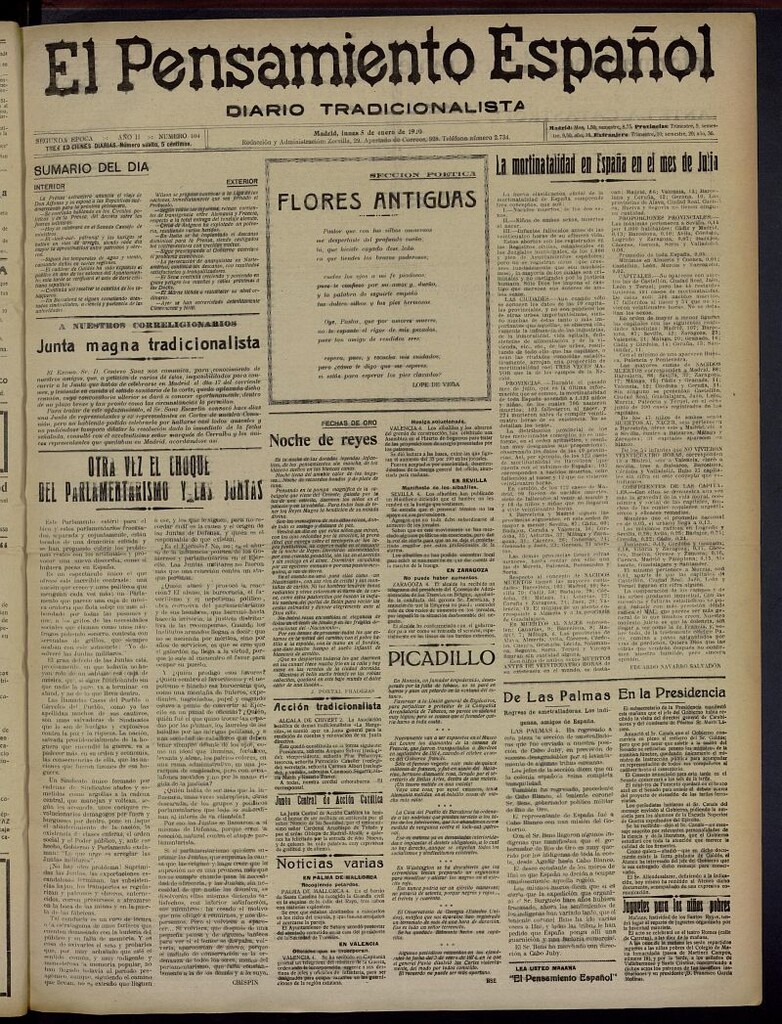 Miniatura de El Pensamiento Español del 5 de enero de 1920, nº 104