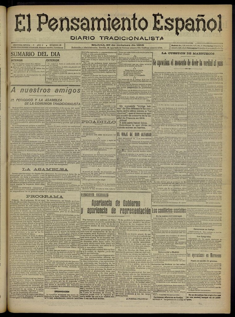 Miniatura de El Pensamiento Español del 20 de octubre de 1919, nº 35