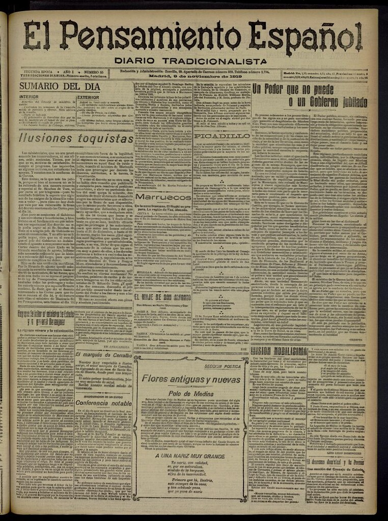 Miniatura de El Pensamiento Español del 9 de noviembre de 1919, nº 55