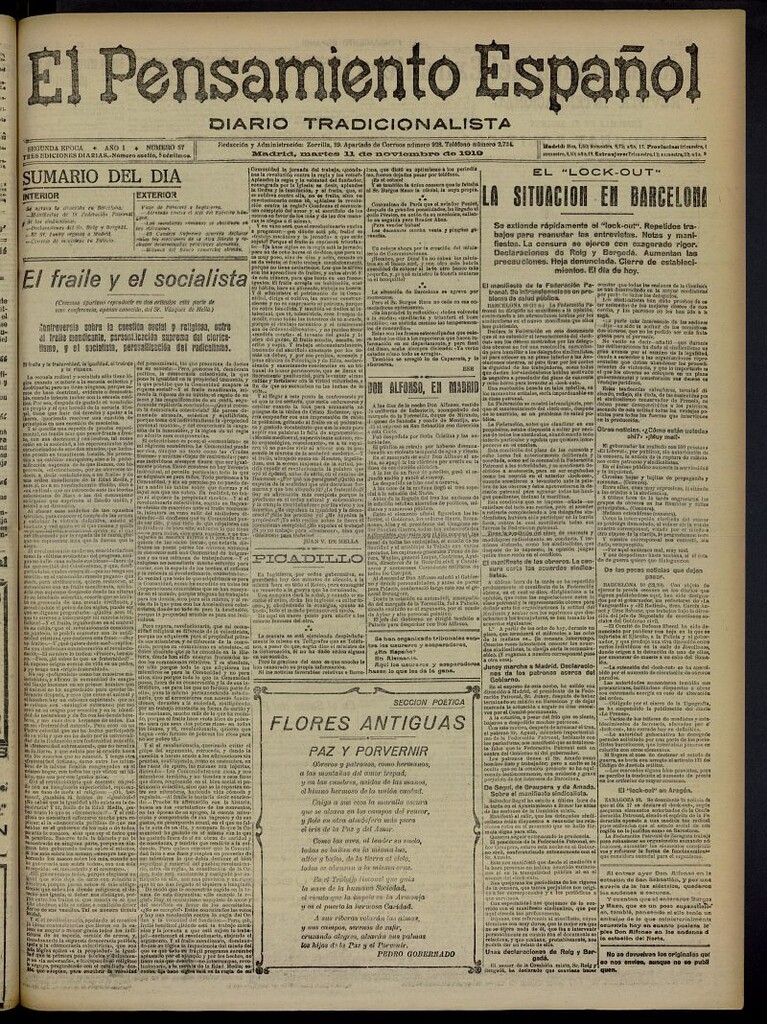 Miniatura de El Pensamiento Español del 11 de noviembre de 1919, nº 57