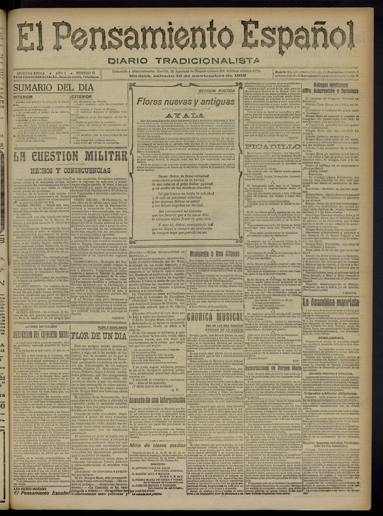 Miniatura de El Pensamiento Español del 15 de noviembre de 1919, nº 61