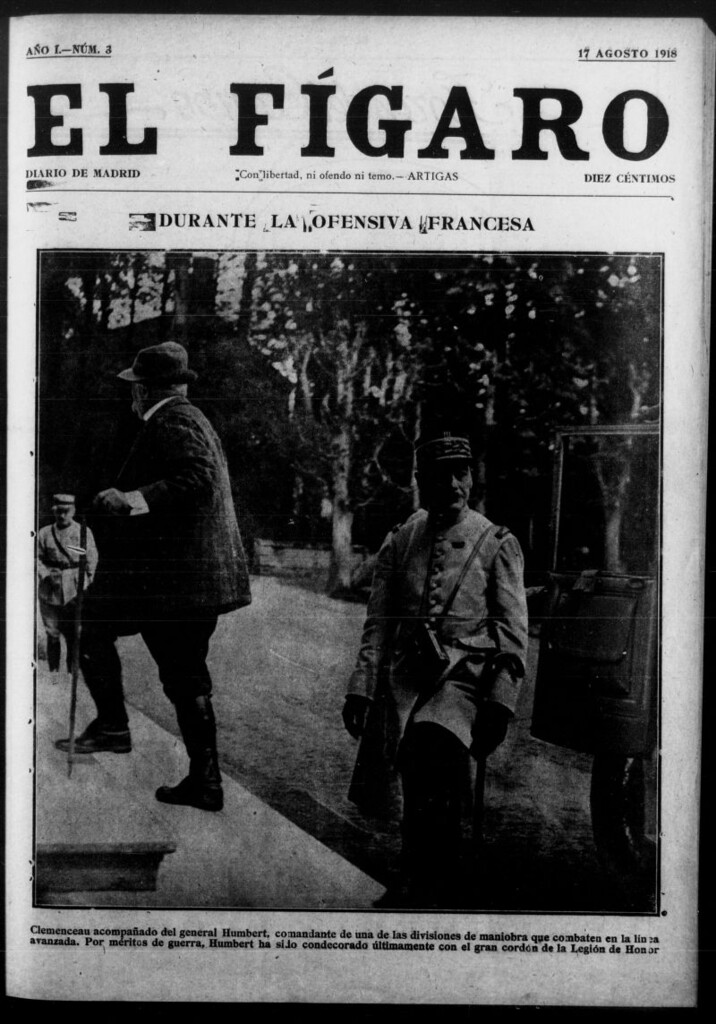 Miniatura de El Fígaro: diario de Madrid del 17 de agosto de 1918, nº 3