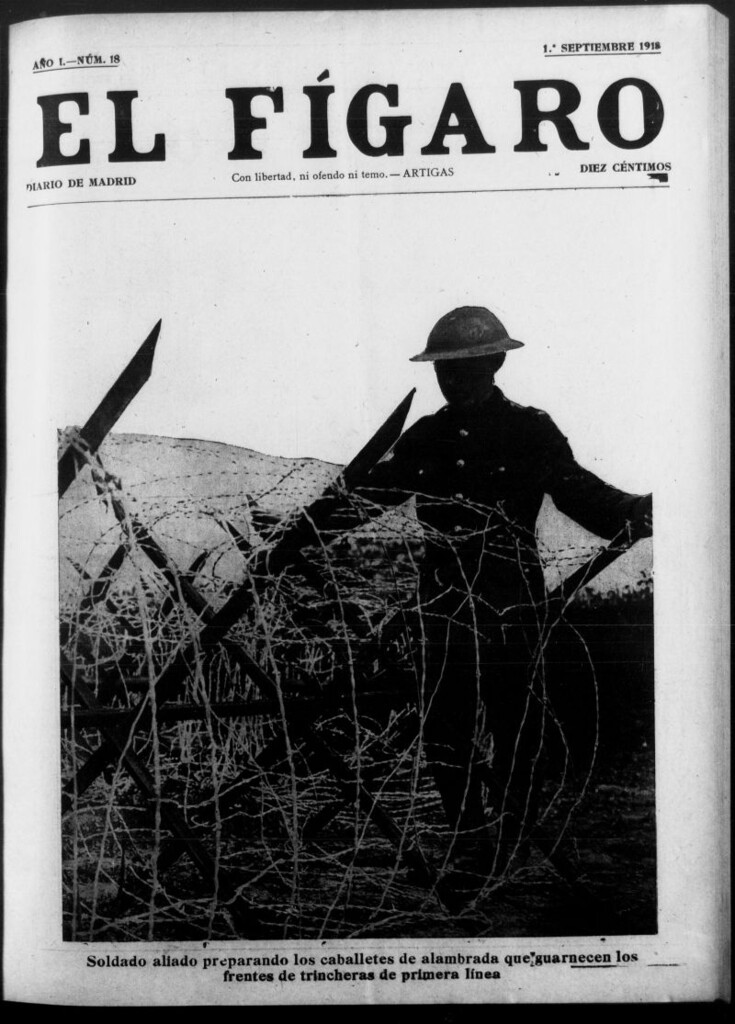 Miniatura de El Fígaro: diario de Madrid del 1 de septiembre de 1918, nº 18
