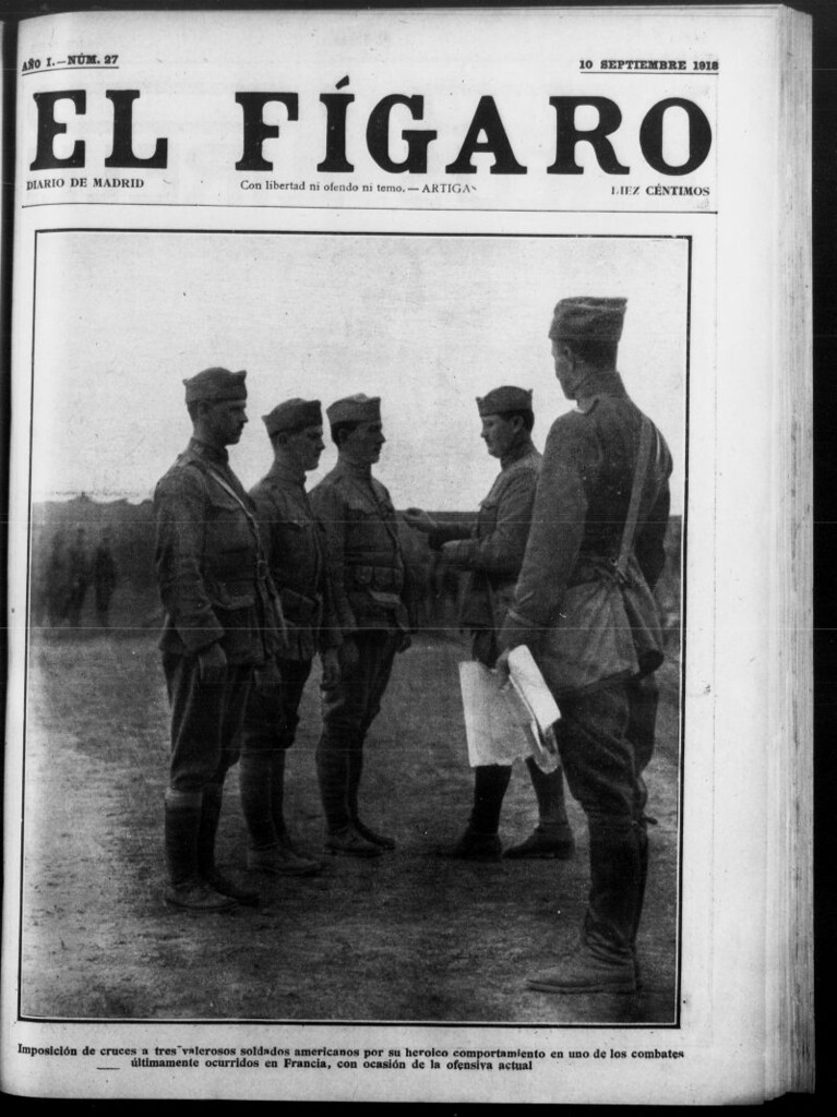 Miniatura de El Fígaro: diario de Madrid del 10 de septiembre de 1918, nº 27