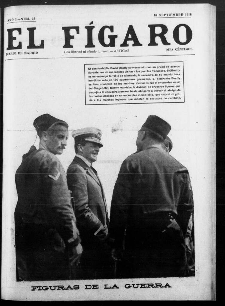 Miniatura de El Fígaro: diario de Madrid del 16 de septiembre de 1918, nº 33