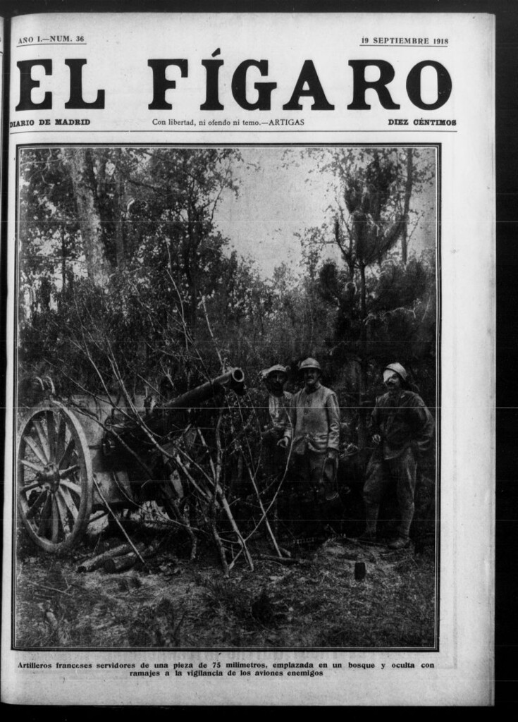 Miniatura de El Fígaro: diario de Madrid del 19 de septiembre de 1918, nº 36