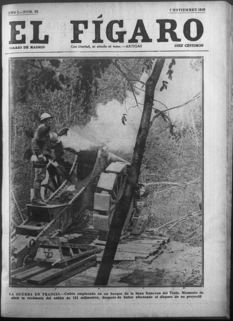 Miniatura de El Fígaro: diario de Madrid del 7 de noviembre de 1918, nº 85