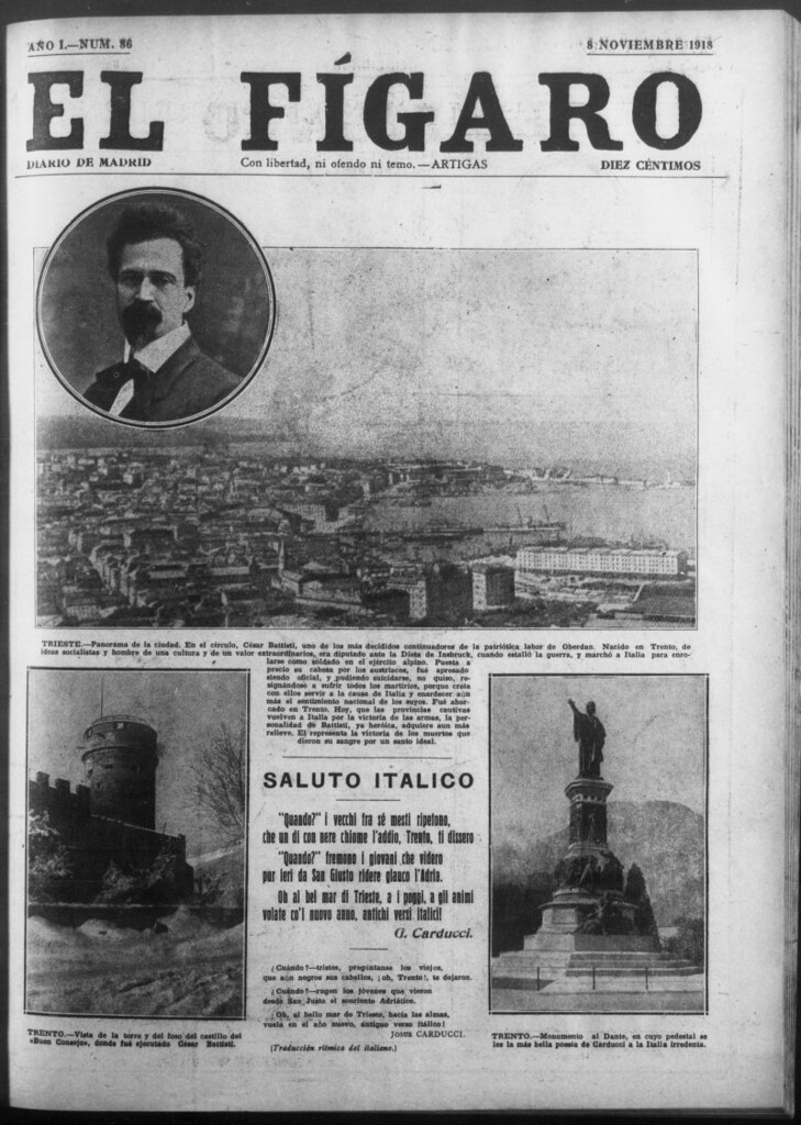Miniatura de El Fígaro: diario de Madrid del 8 de noviembre de 1918, nº 86