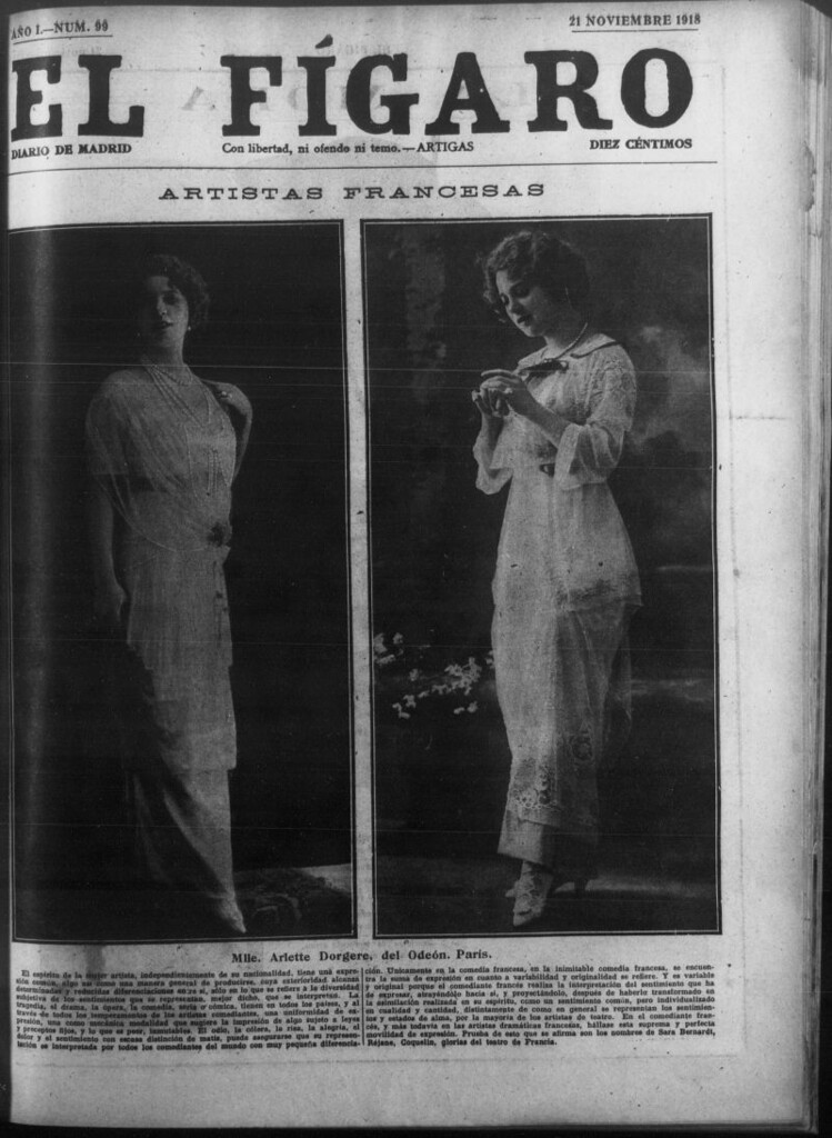 Miniatura de El Fígaro: diario de Madrid del 21 de noviembre de 1918, nº 99