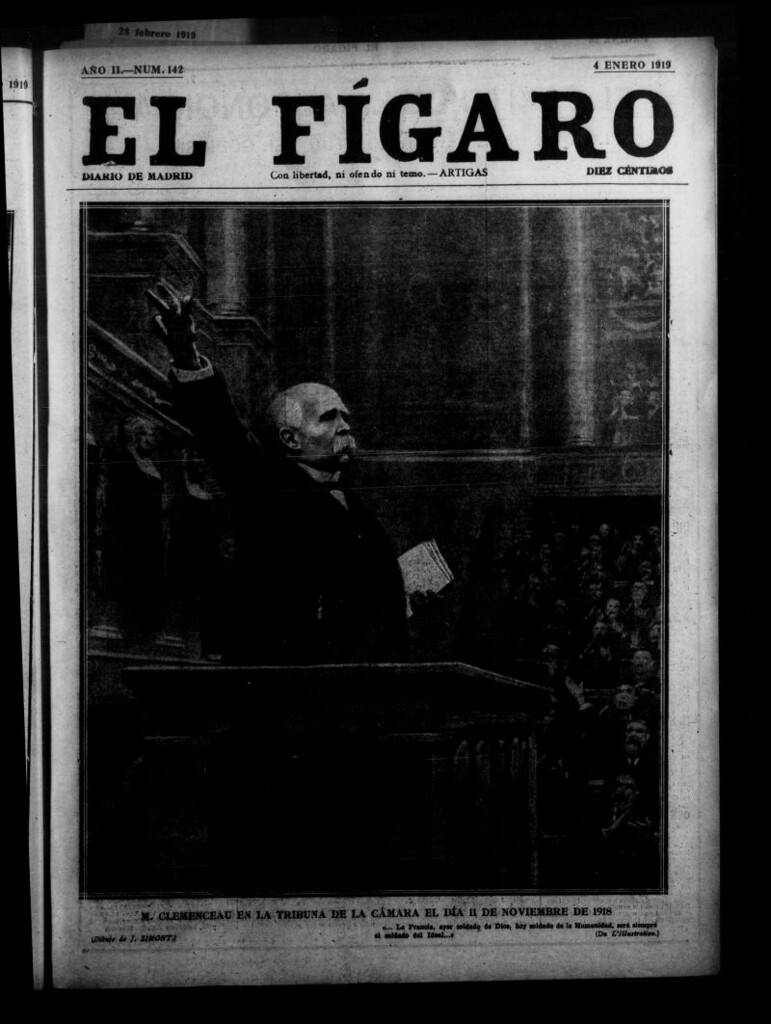 Miniatura de El Fígaro: diario de Madrid del 4 de enero de 1919, nº 142