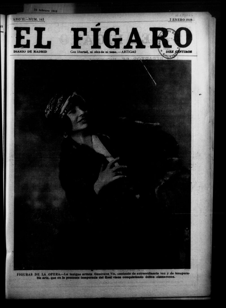 Miniatura de El Fígaro: diario de Madrid del 7 de enero de 1919, nº 145
